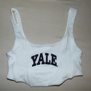 Yale university corset tank top